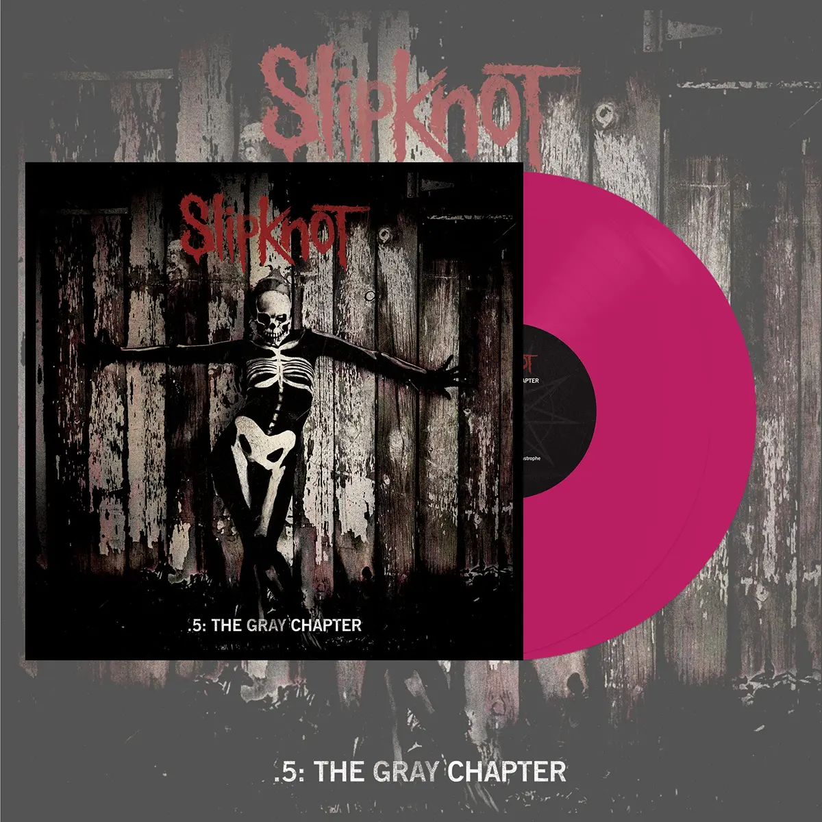 .5: The Gray Chapter | Pink Colored Vinyl LP Album by Slipknot (70-120 chars) - main product image