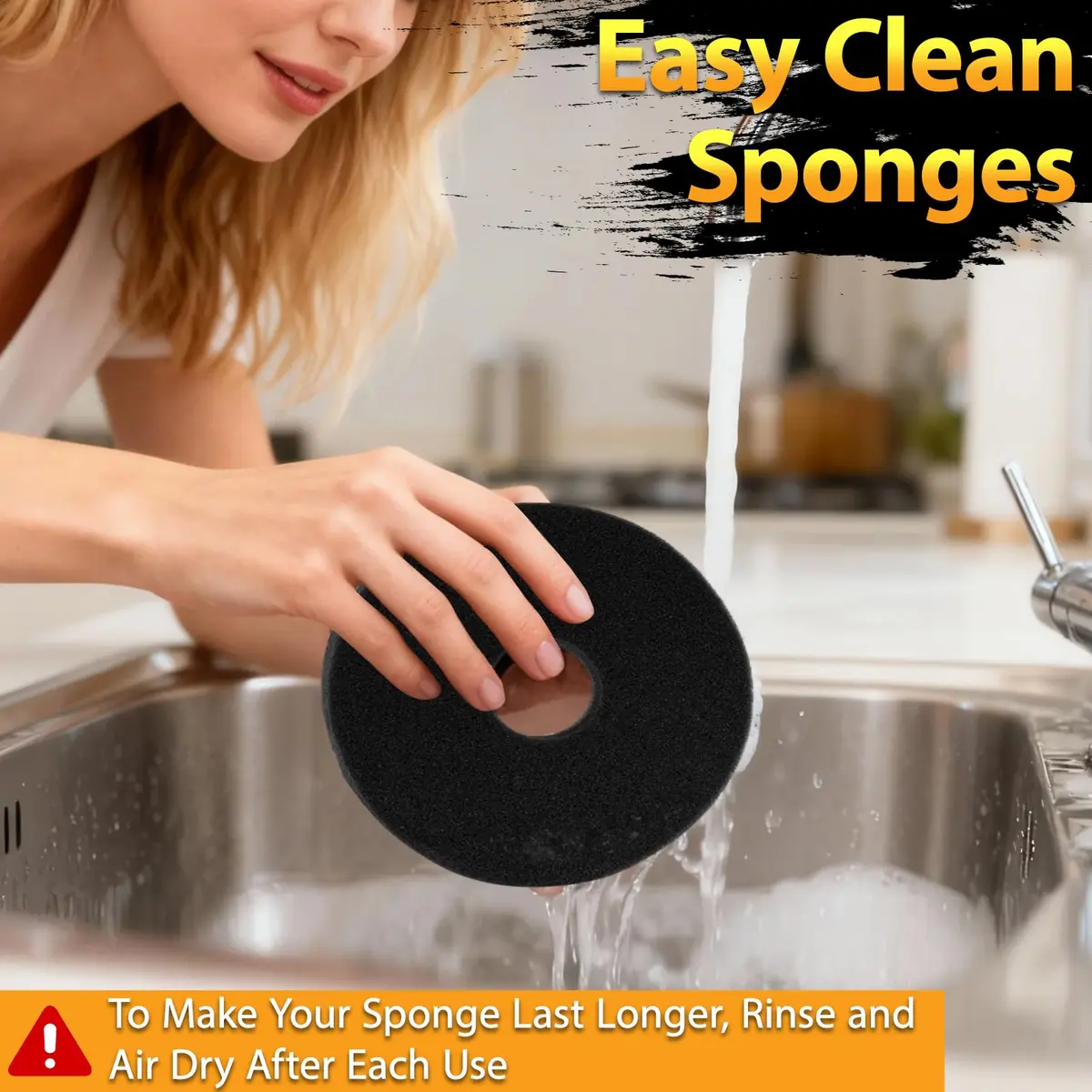 TonJin Black 2pcs Bar Salt Rimmer Sponges | Replacement for Glass Rimmer, Margarita Salter, Lime Juice - view 7