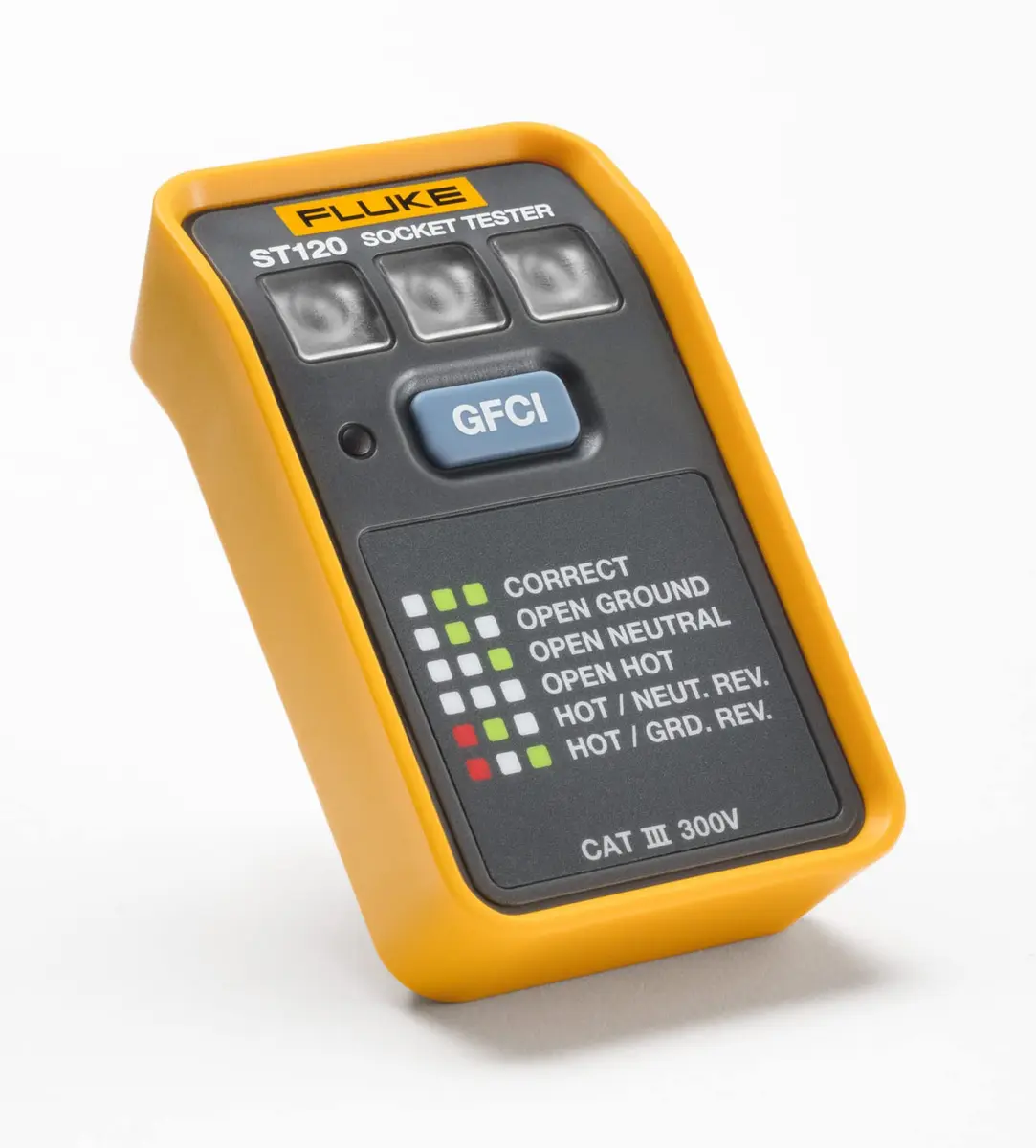 Fluke ST120 GFCI Socket Tester Without Beeper | Tests Outlets for Miswiring & GFCI Function - view 2