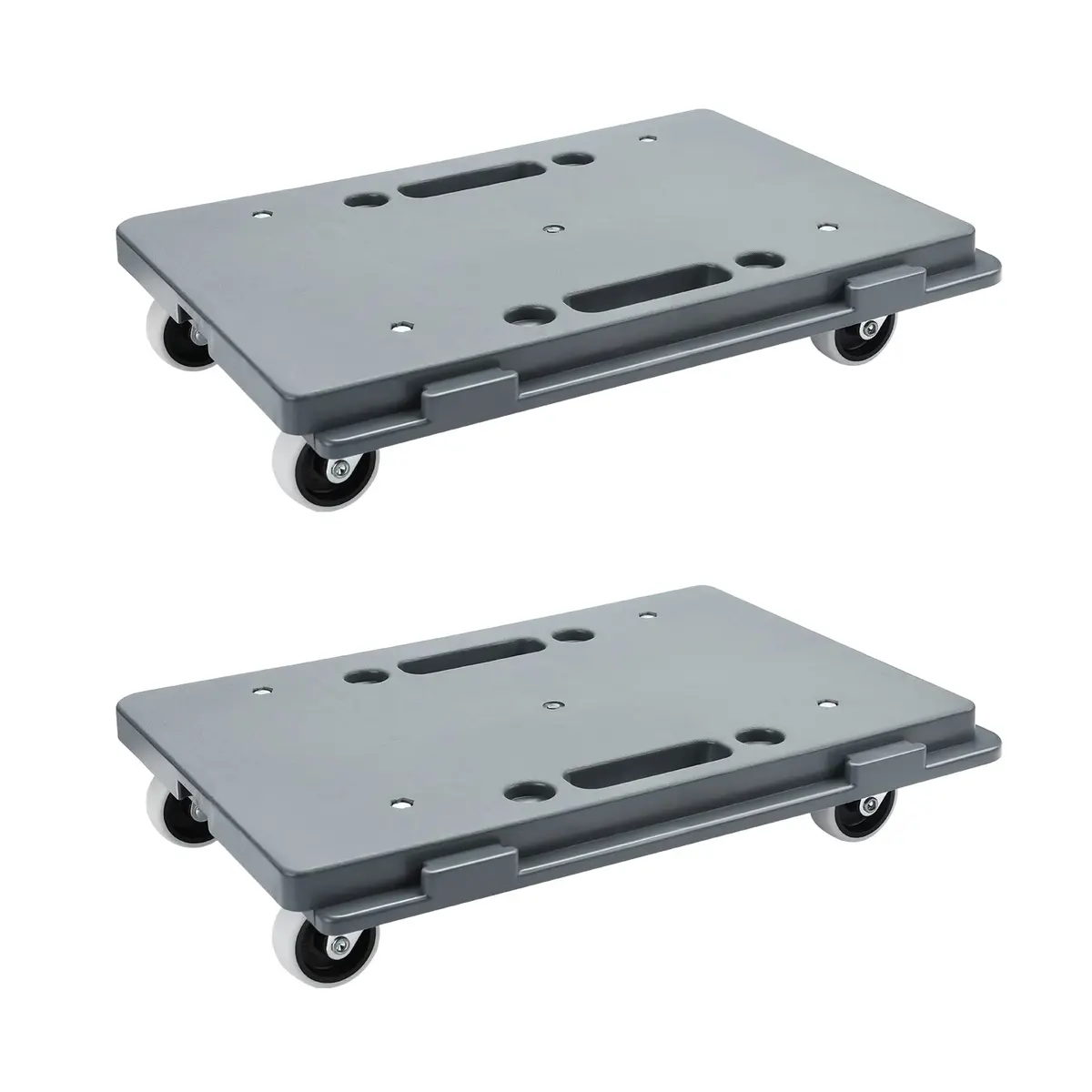 Insdawn Furniture Dolly 2 Pack Gray | Heavy Duty 500 Lb Capacity, Connectable Moving Dollies - main product image