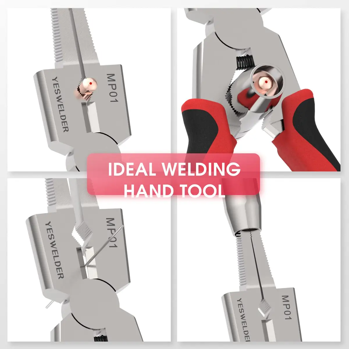 YESWELDER 8 in Deluxe MIG Pliers | High-Carbon Steel, Retention Chain, Multi-Function - view 4