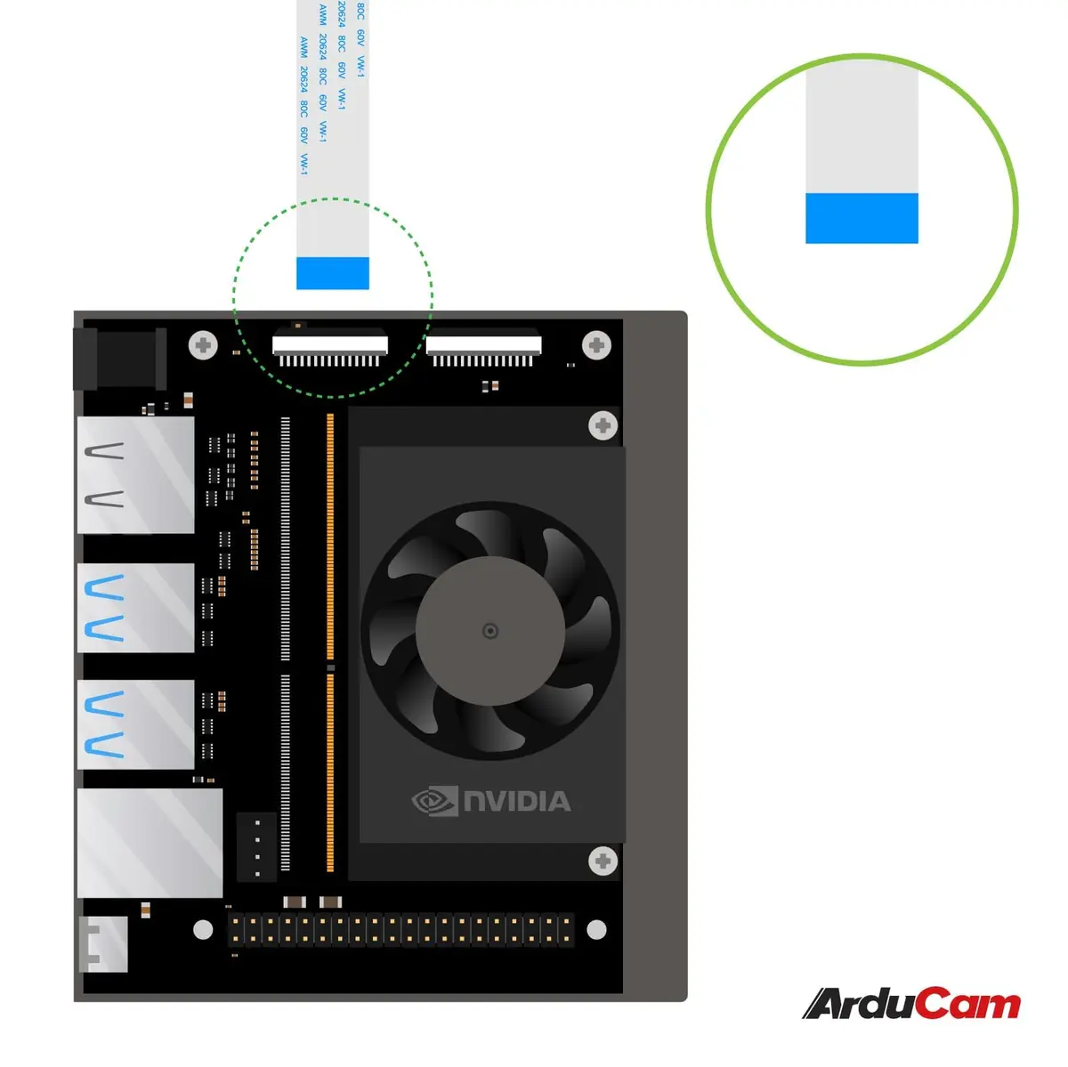 Arducam IMX519 Autofocus Camera Module for Raspberry Pi | 16MP AF Pi Camera Compatible with Raspberry Pi 5/4B/3B+ - view 5