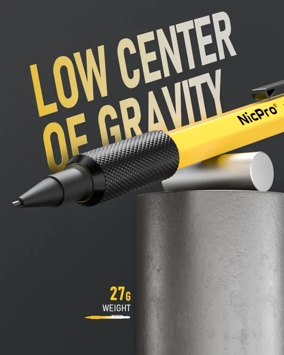 Nicpro 1.3mm Mechanical Pencil Set with 48 Lead Refills & Erasers | Durable Metal Barrel for Writing & Drawing - view 3