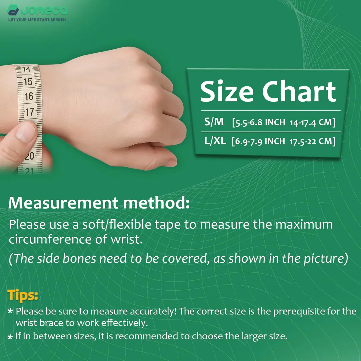 JOMECA Wrist Brace for TFCC Tears & Ulnar Pain S/M | Built-in Ring Pad for Repetitive Use Injury - view 2