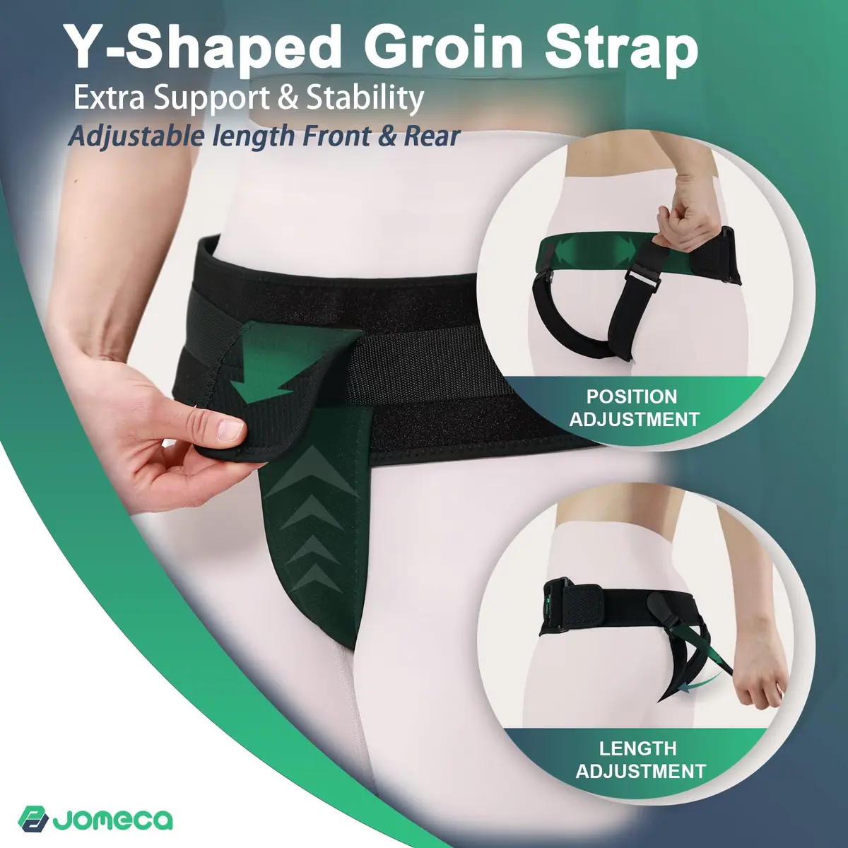 JOMECA Pelvic Support Belt for Prolapse, Large, 191 g (0.42 lb) | USA-Sourced Support for Pregnancy & Postpartum Pain - view 4