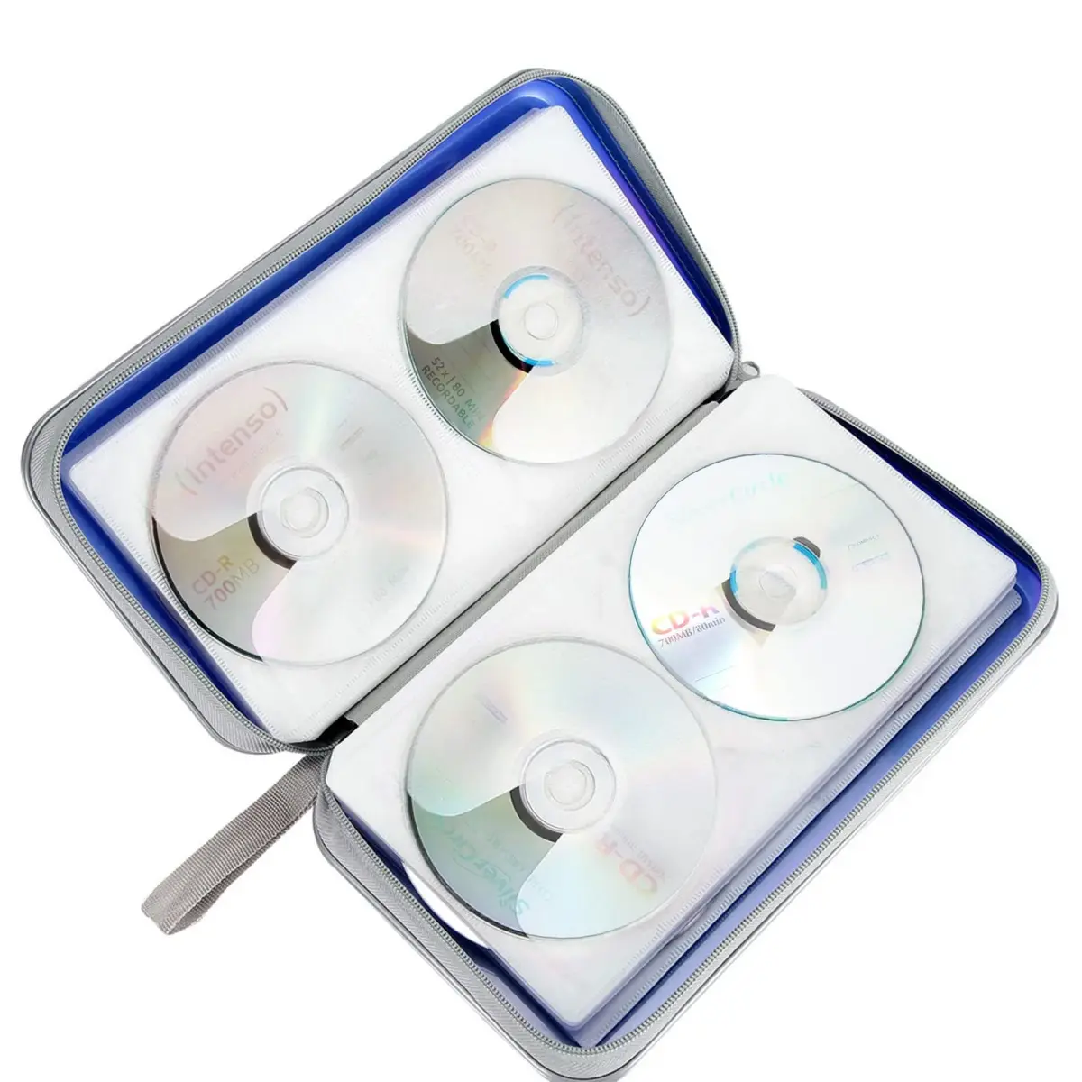 Siveit Blue 96 Capacity Disc Storage Binder for Car | Portable CD DVD Wallet Organizer - view 5