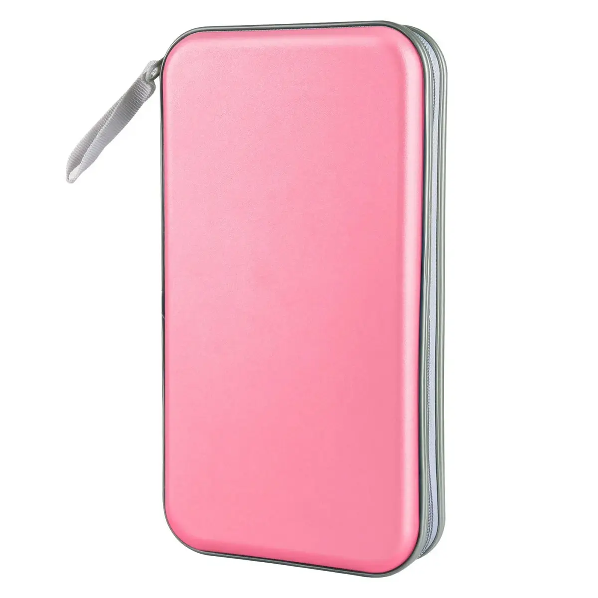 Siveit 96 Capacity CD DVD Storage Binder for Car, Office, Home | Lightweight Portable Disc Organizer (Light Pink) - main product image