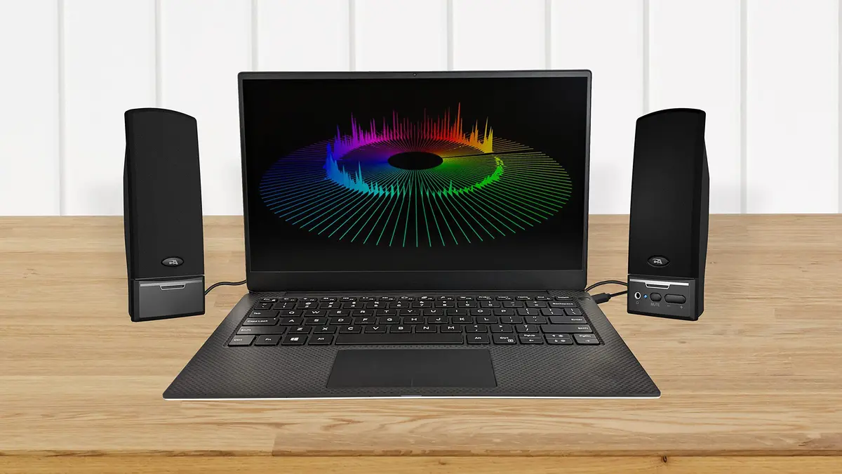Cyber Acoustics CA-2014USB 2.0 Computer Speakers 10W Stereo Sound | USB Powered Desktop Audio - view 6