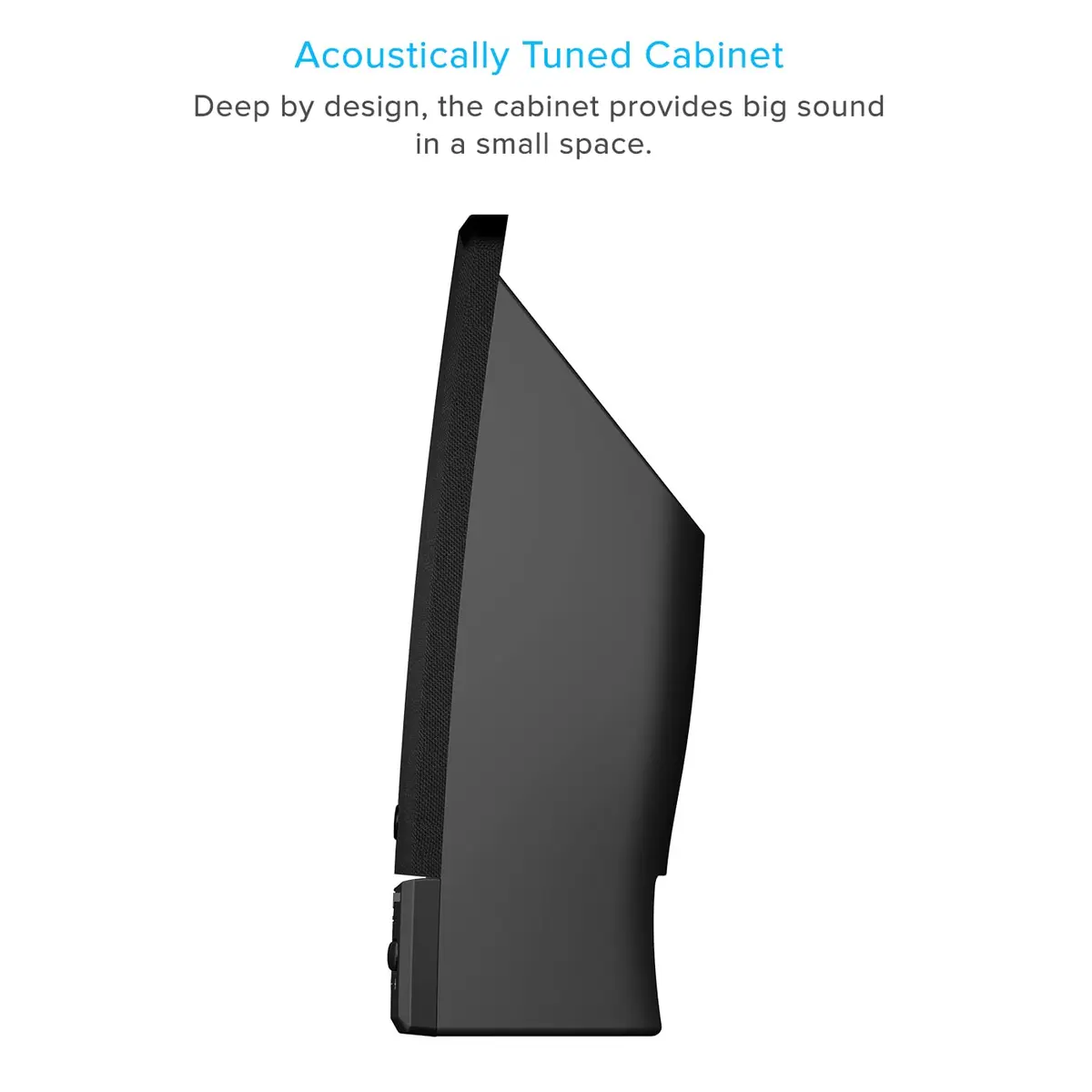 Cyber Acoustics CA-2014USB 2.0 Computer Speakers 10W Stereo Sound | USB Powered Desktop Audio - view 4