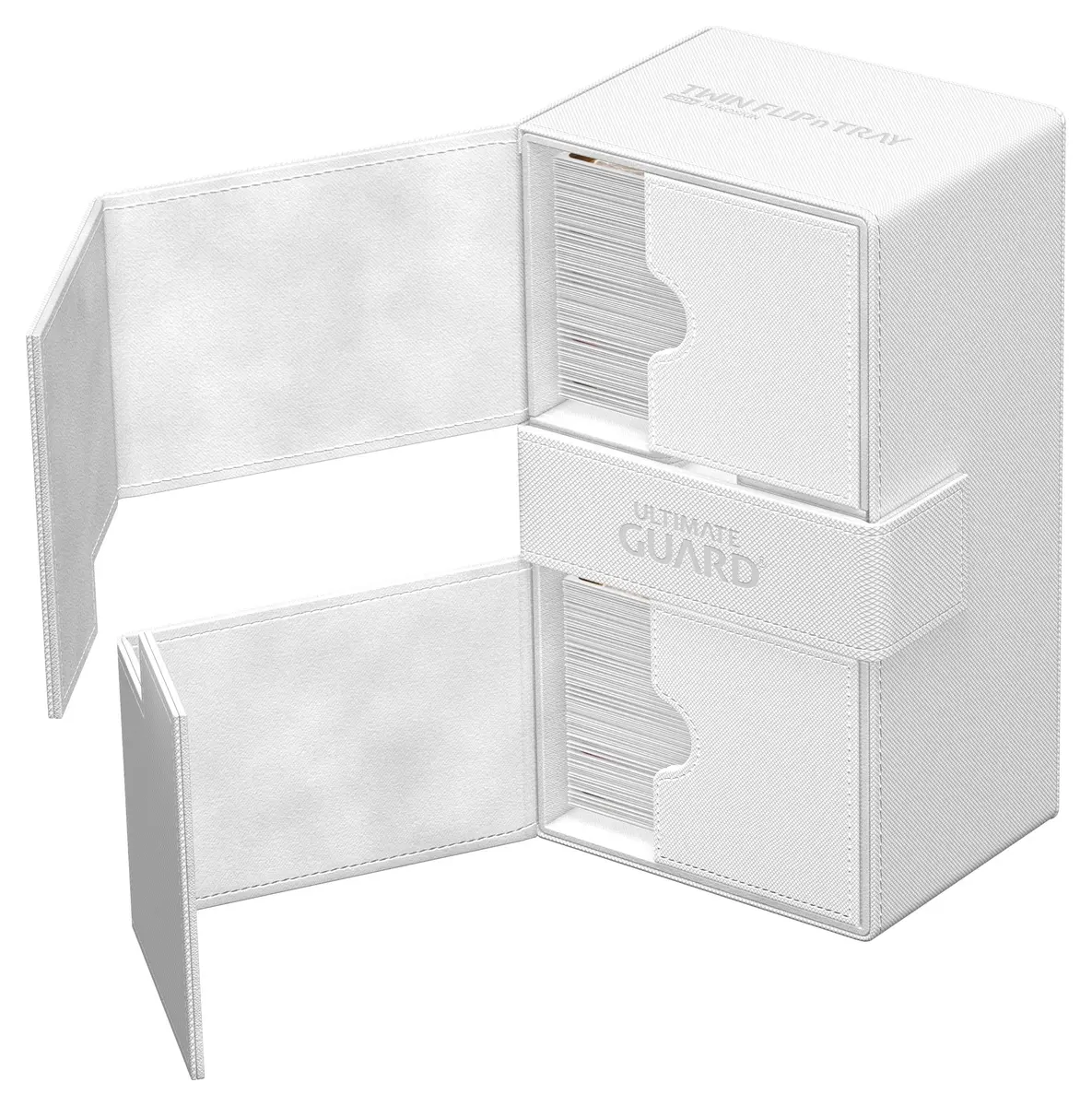 Ultimate Guard Twin Flip'n'Tray 200+ Storage Box for Cards | Organize & Protect in India - view 4