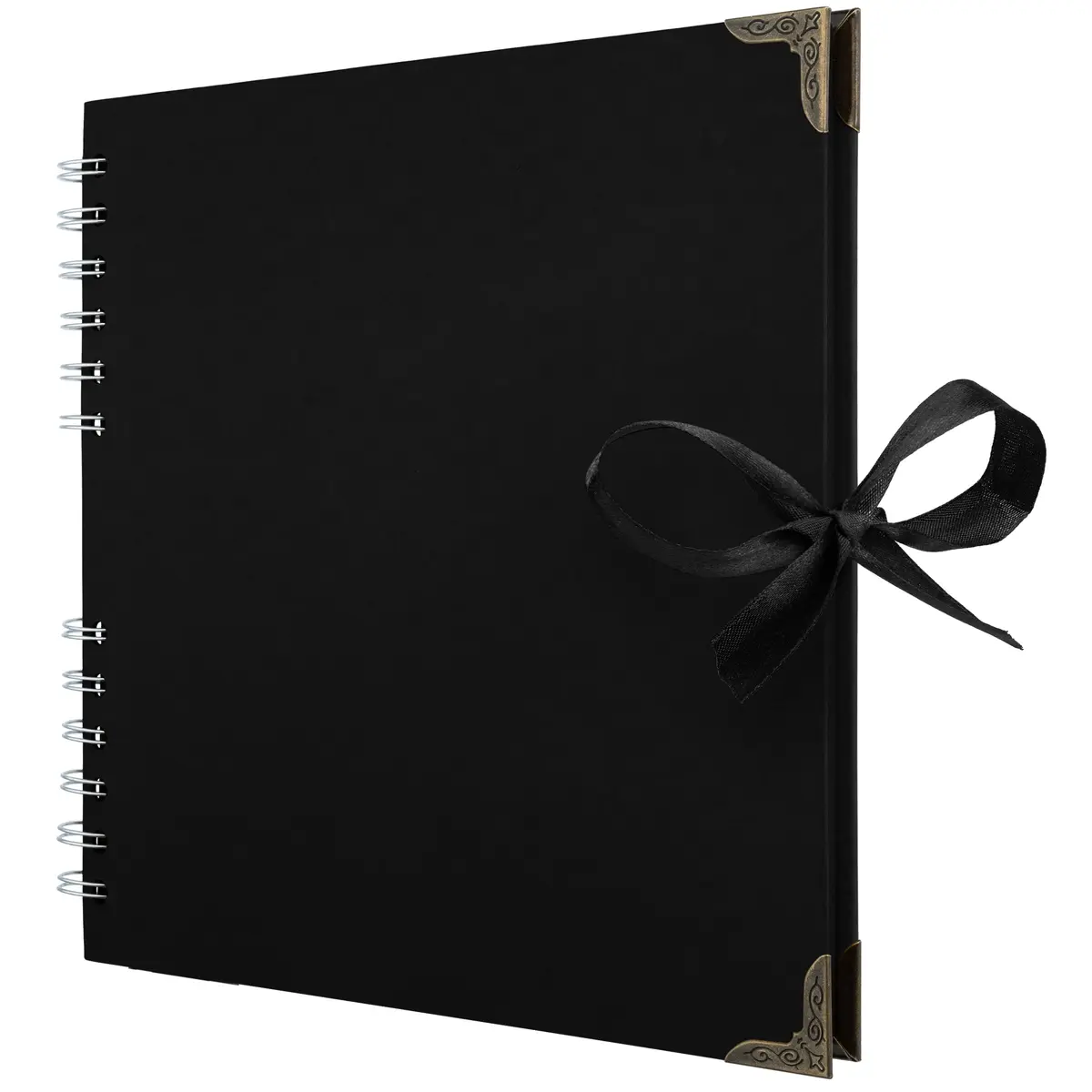 Bstorify Scrapbook Album, 8 x 8 Inch | Durable 60 Pages, Black, Creative Memory Book - main product image