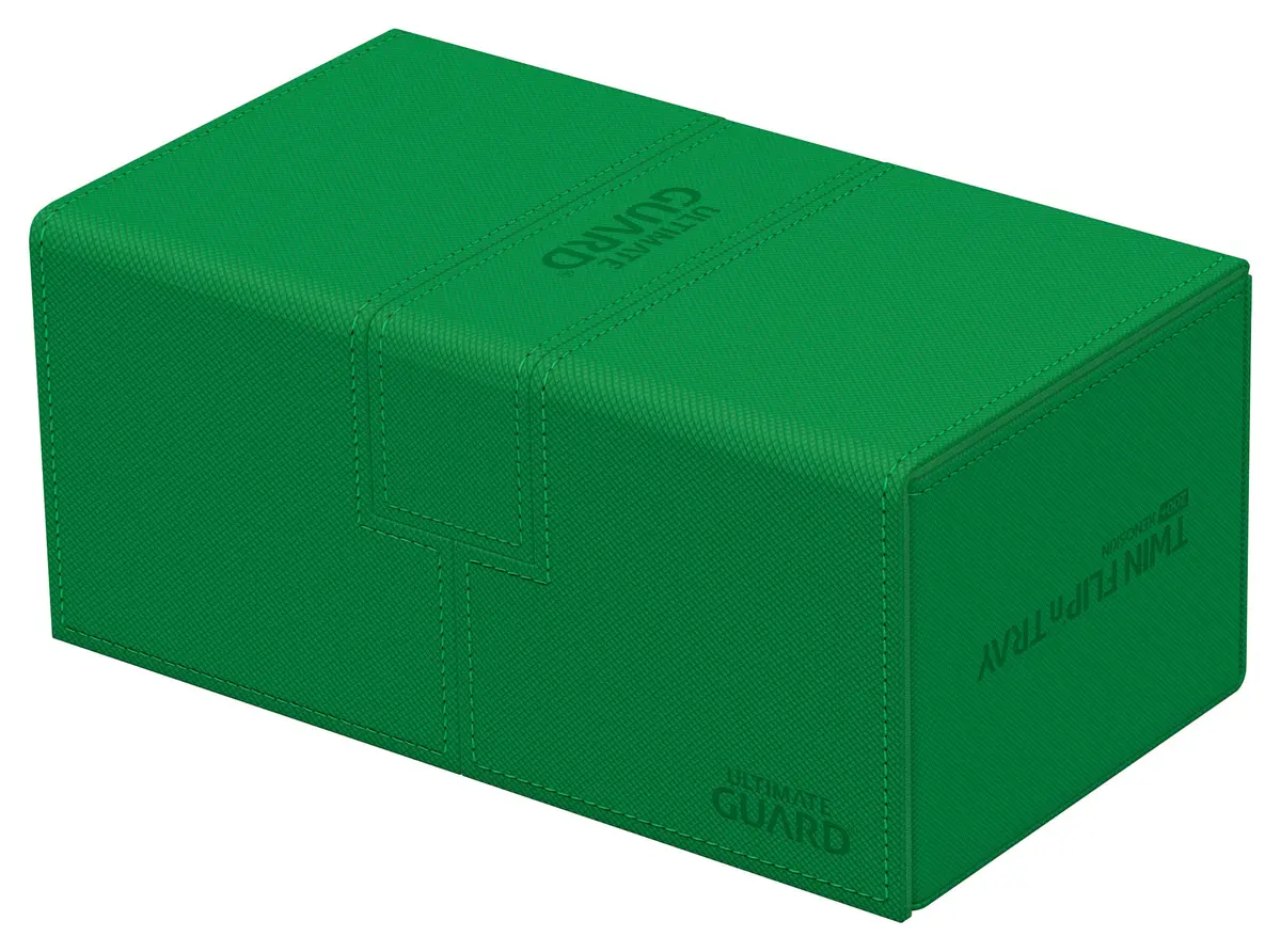 Ultimate Guard Twin Flip'n'Tray 200+ Deck Case for 200 Double-Sleeved TCG Cards | Microfiber & Magnetic Closure - view 2