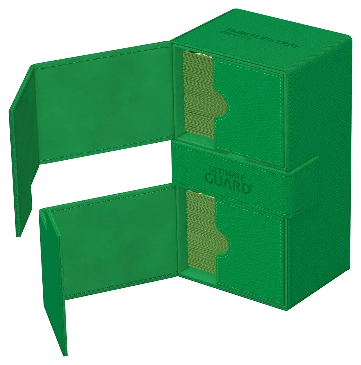 Ultimate Guard Twin Flip'n'Tray 200+ Deck Case for 200 Double-Sleeved TCG Cards | Microfiber & Magnetic Closure - view 4