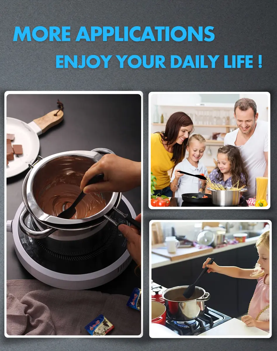 Marsheepy 1200ml Chocolate Melting Pot with 2800ml Stainless Steel Pot | Rust-Proof 304 Steel, Dishwasher Safe - view 7