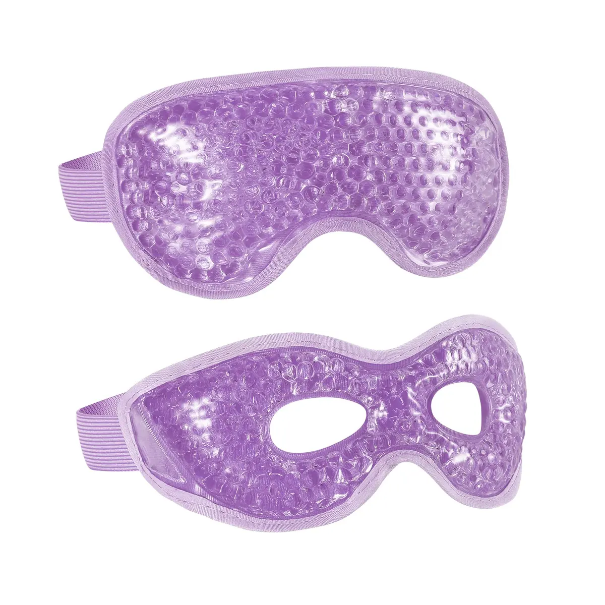 CONSGIJI Gel Eye Mask 2PCS | Reusable Cold Therapy for Puffiness & Dark Circles, Cooling Compress (Purple) - main product image