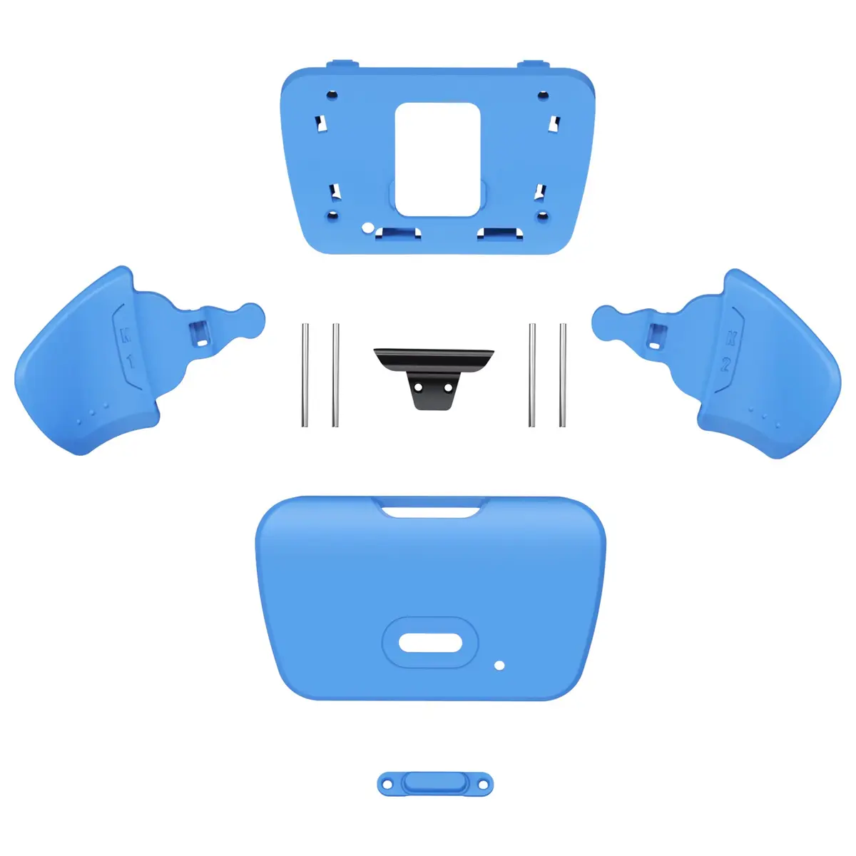 eXtremeRate Starlight Blue Replacement Back Button Housing for PS5 Controller RISE Remap Kit | Ergonomic Design - view 3