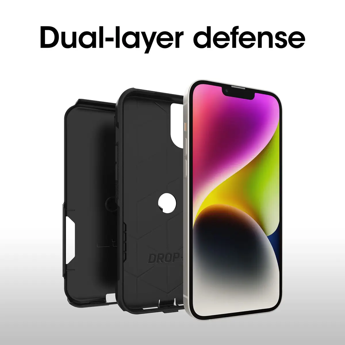 OtterBox Commuter Series Case for iPhone 14 Plus | 167.30 mm x 85.67 mm x 14.00 mm - view 3