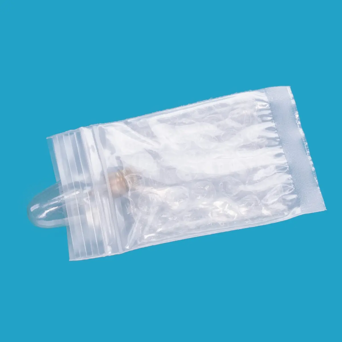 GPI POLY 3"x3" Bubble Zip Bags, Small, 10 Pack, 3 Mil Heavy Duty for Fragile Items - view 3