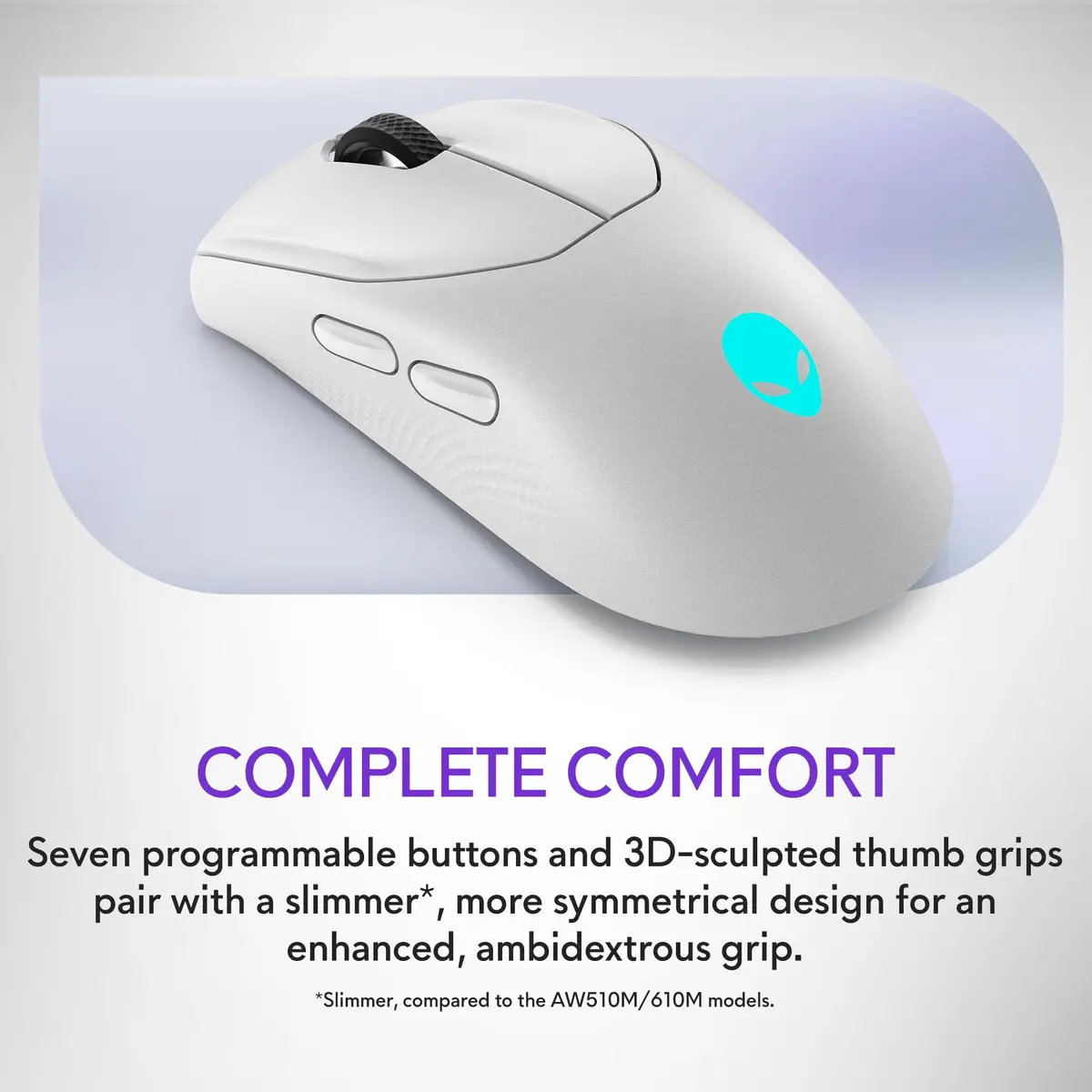Alienware Wireless Gaming Mouse AW720M 26000 DPI | Ambidextrous, Fast Charging, 8 Buttons - view 5