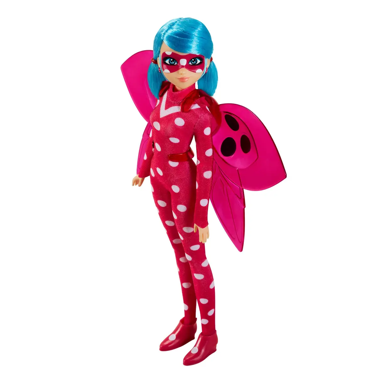 Bandai Miraculous Ladybug & Cat Noir Dolls 26cm | Articulated Superhero Figures with Accessories - main product image