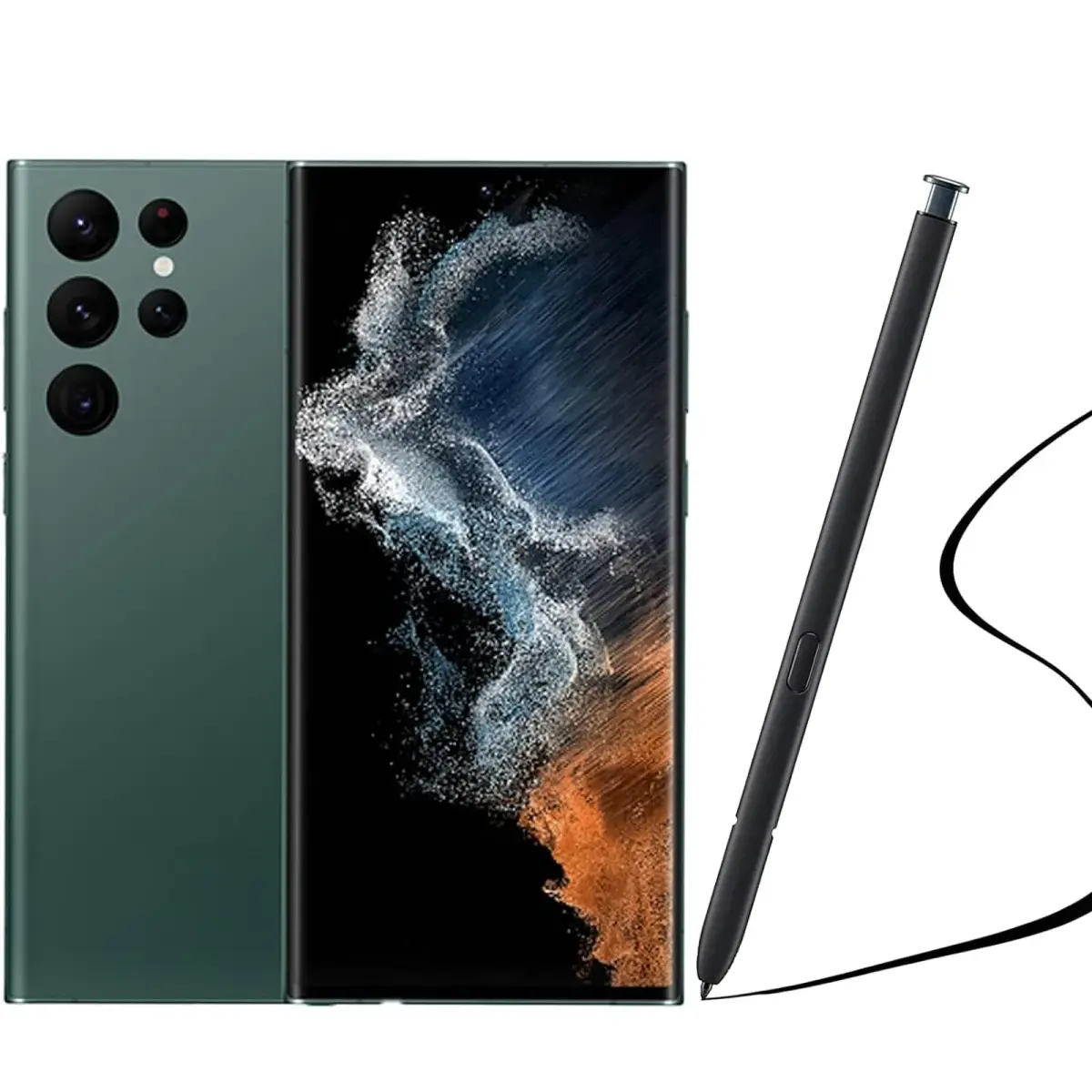 Alovexiong Replacement S Pen for Samsung Galaxy S22 Ultra 5G SM-S908 (Green) | Stylus Pen Without Bluetooth - main product image