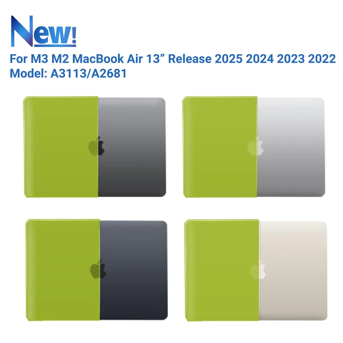 IBENZER MacBook Air 13 Inch Case M5 M4 M3 M2 | Hard Shell Cover for 2022-2026 Models - view 4