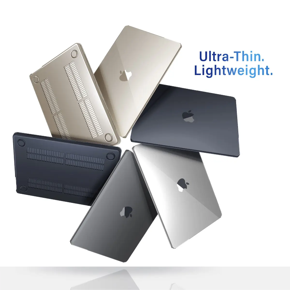 IBENZER MacBook Air 13 Inch Case Crystal Clear | Ultra-Light & Secure Fit for 2022-2026 - view 5