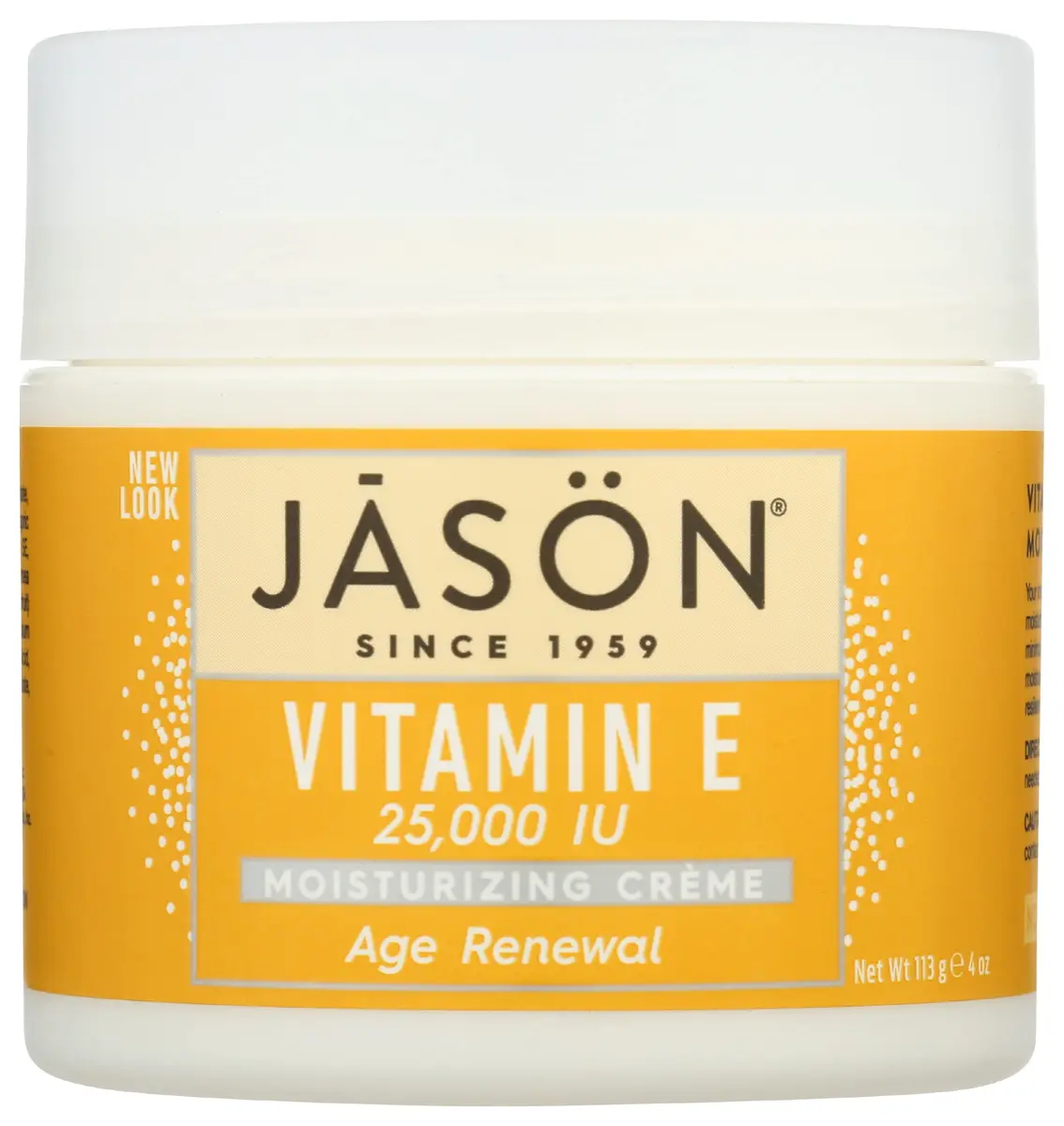 Jason Vitamin E Moisturizing Crème 25000 IU 118ml (4 Ounces) | Restores Aging Skin - main product image