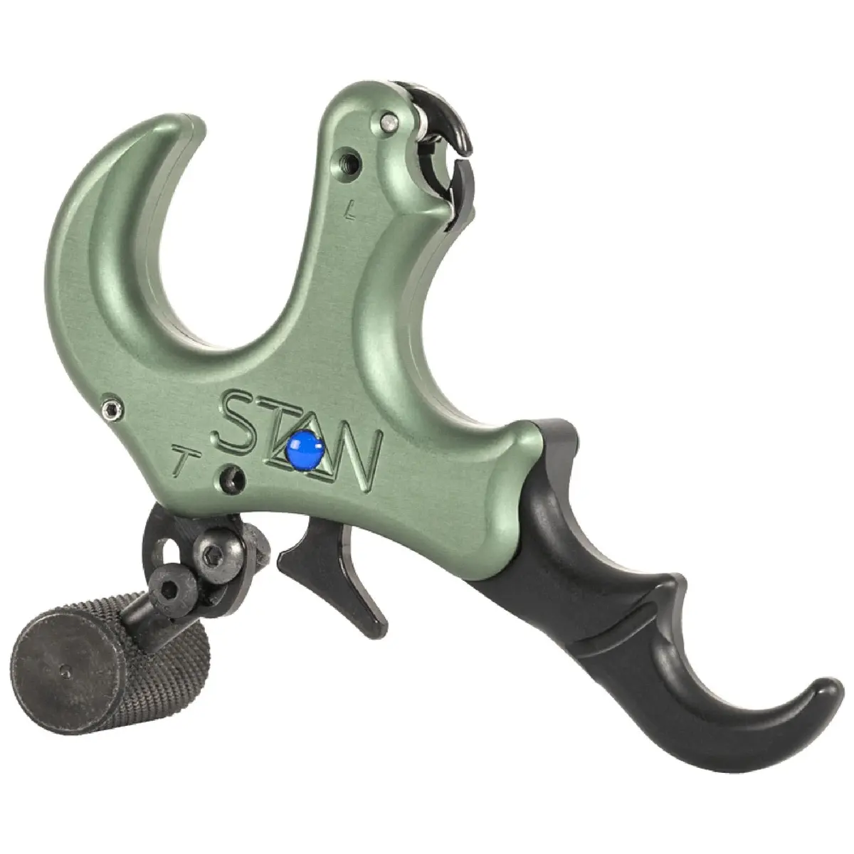 Stan OnneX Thumb Archery Release – Modular Trigger with Zero Travel, Adjustable Tension, 3 & 4 Finger Options, Sage, L - view 3
