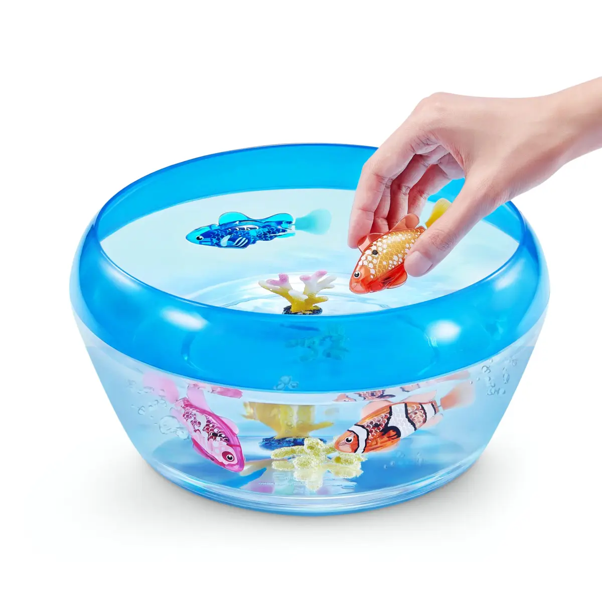 Robo Alive Robo Fish Robotic Swimming Fish 2 Piece Set | Water Activated, Color Changing, 2-Pack - view 4