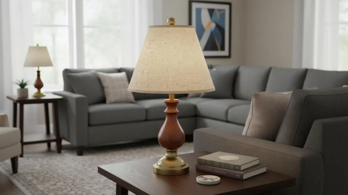 Aspen Creative 32291A Empire Shaped Lamp Shade in Flaxen | Transitional Hardback 14" Wide - view 8