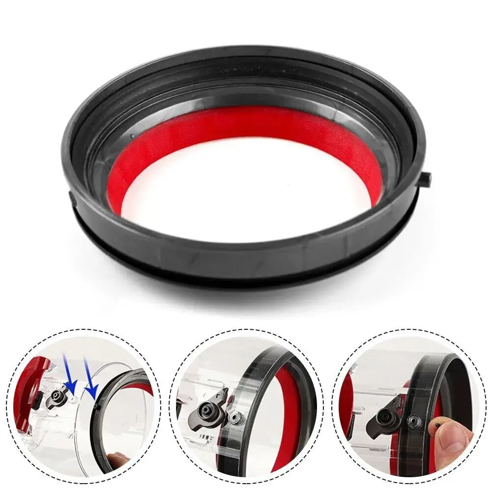 Chuancheng Dust Bin Bucket Top Fixed Sealing Ring for Dyson V10 Vacuum Cleaner | 11.6cm (4.57in) - view 5