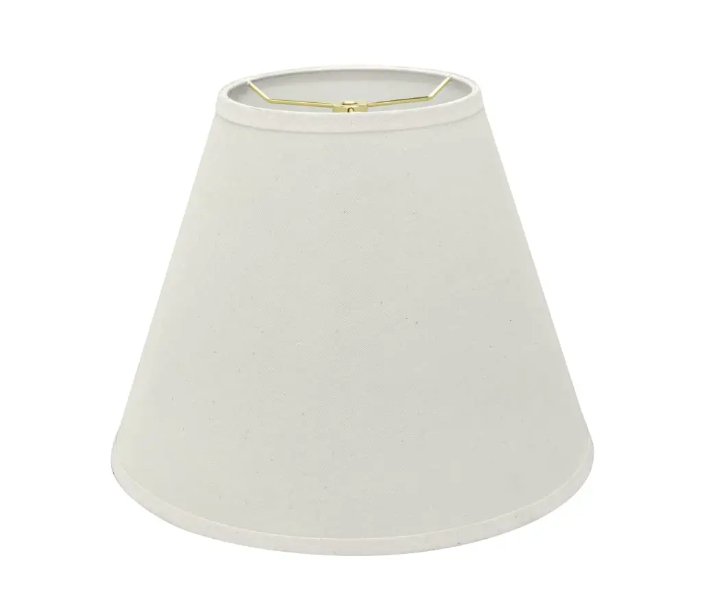 Aspen Creative 32290A Off White Linen Empire Lampshade 14" | Transitional Hardback Shade - view 2