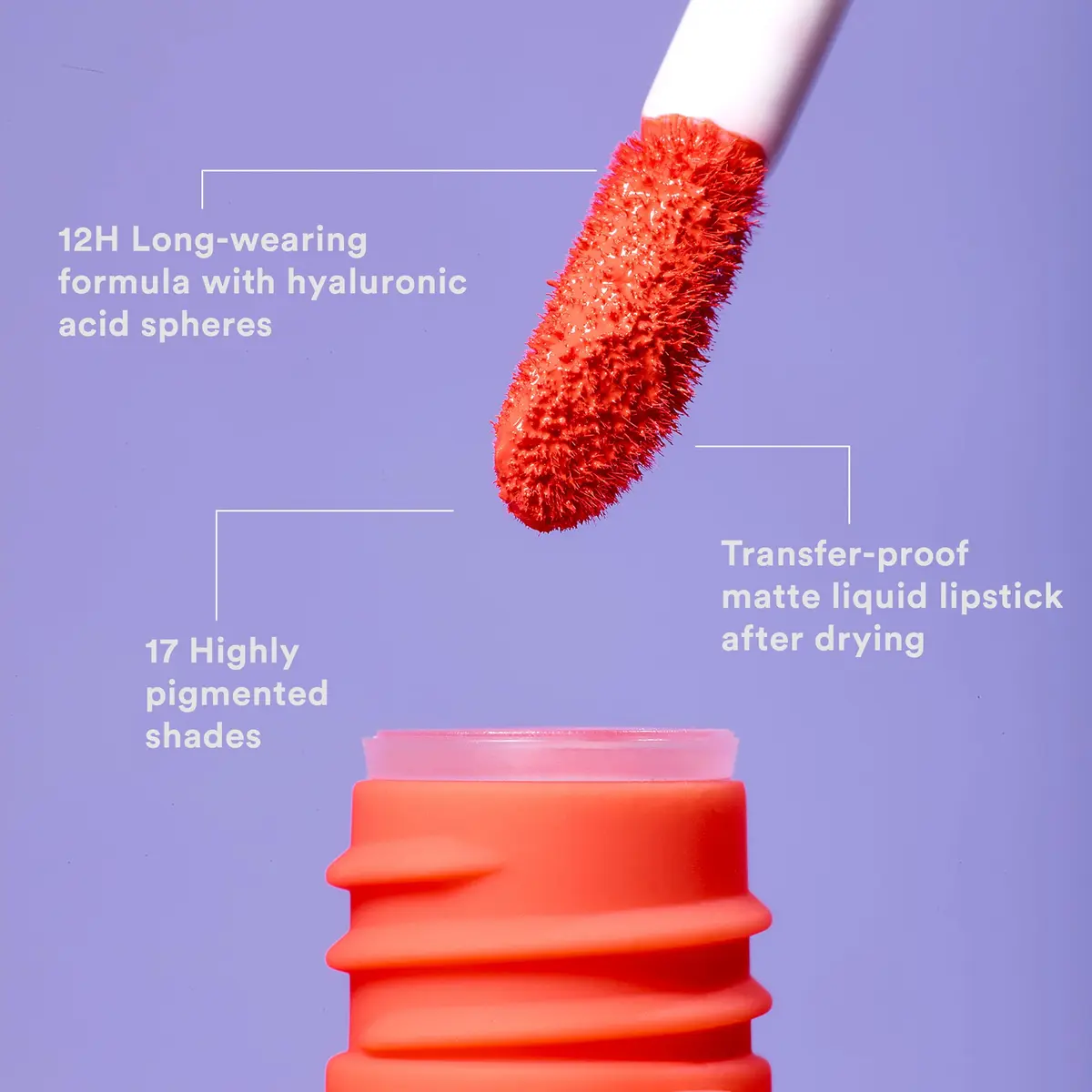 3INA Longwear Lipstick - 900 Black | Matte, Transfer-Proof, 12H Wear (en_US) - view 3
