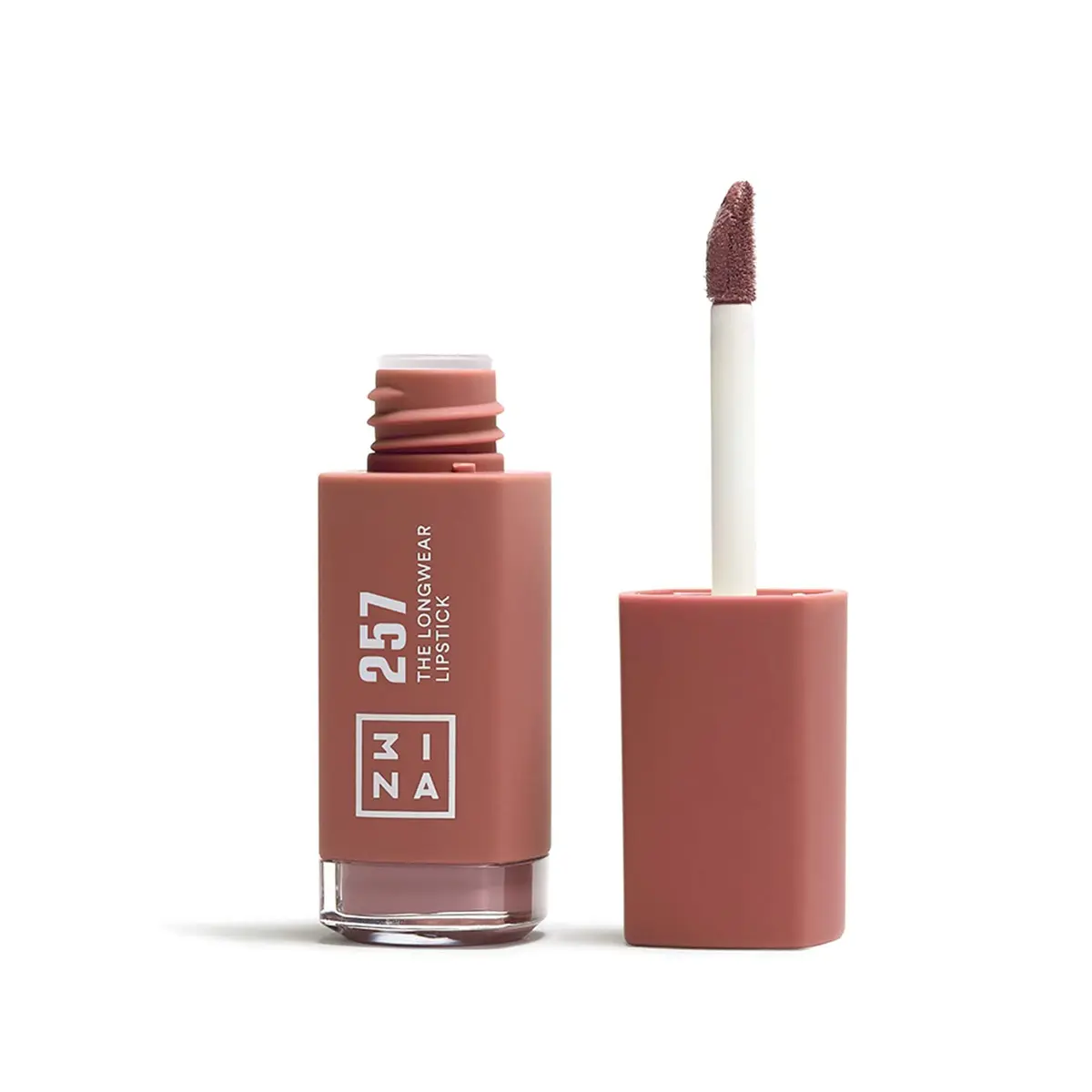 3INA Longwear Lipstick - 257 Wine Red | Matte, Transfer-Proof, 0.2 oz - main product image