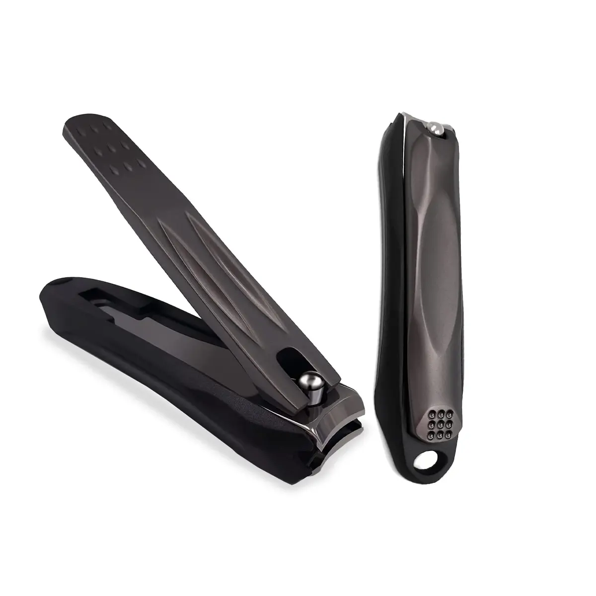 Ongle Precision Nail Clippers with Catcher & Filer, 9.1cm (3.6in) Stainless Steel | Professional Manicure Tools - main product image