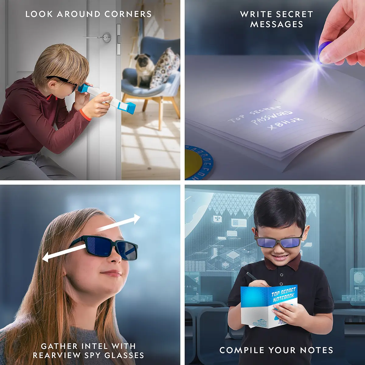 Blue Marble Spy Science Kit with 10 Secret Missions | Kids Spy Activity Set for Ages 8+ - view 3