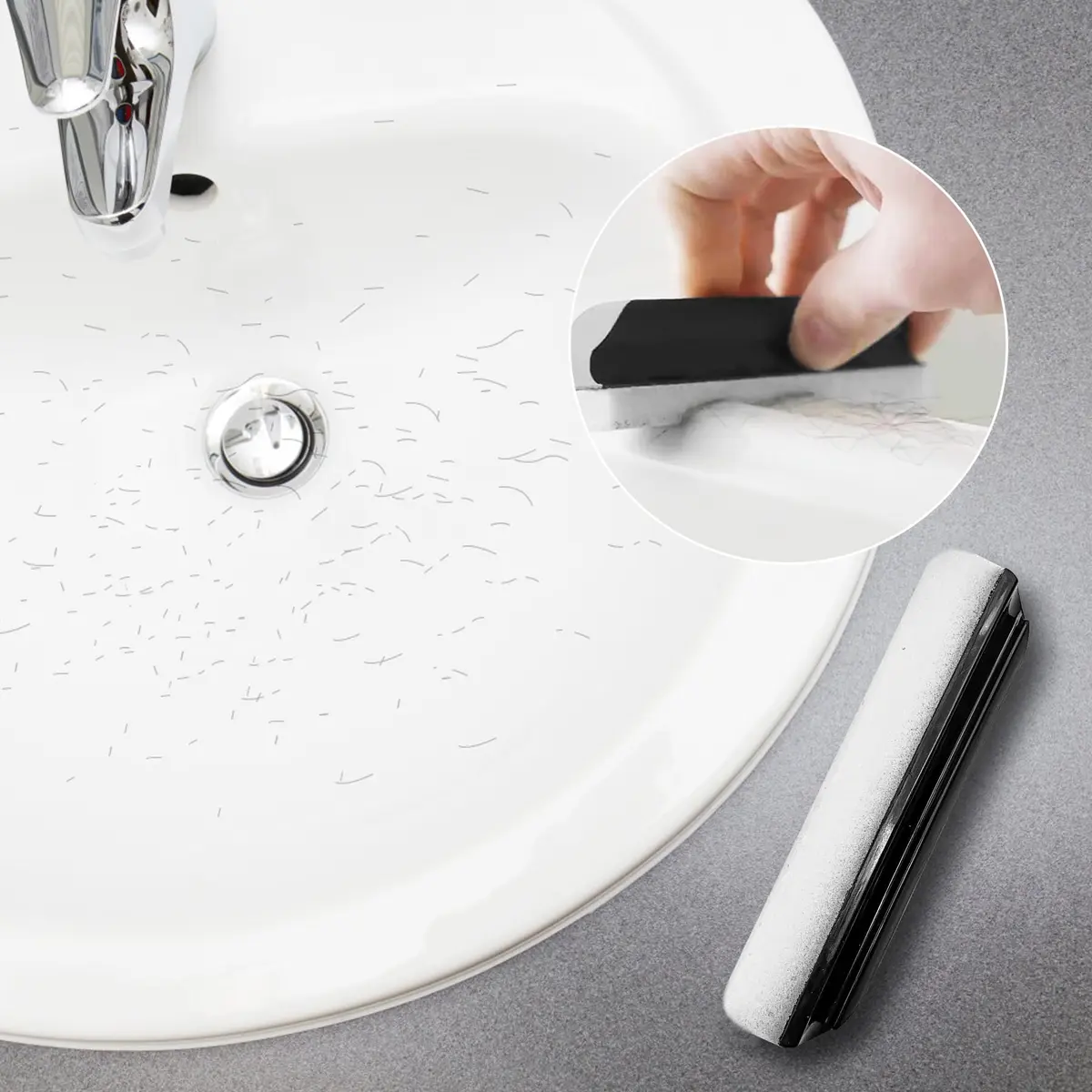 quskay Beard Cleaner Brush | Effortless Beard & Sink Cleanup in India - view 2