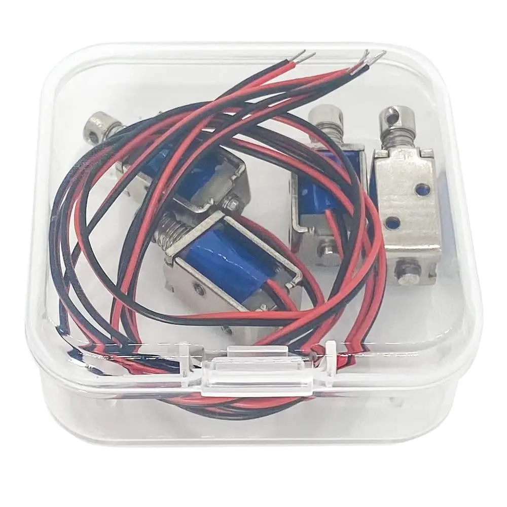 QINIZX 12V Micro Push Pull Solenoid Electromagnet Linear Actuator | 4mm Stroke, Metal Body, Instant Use - view 7