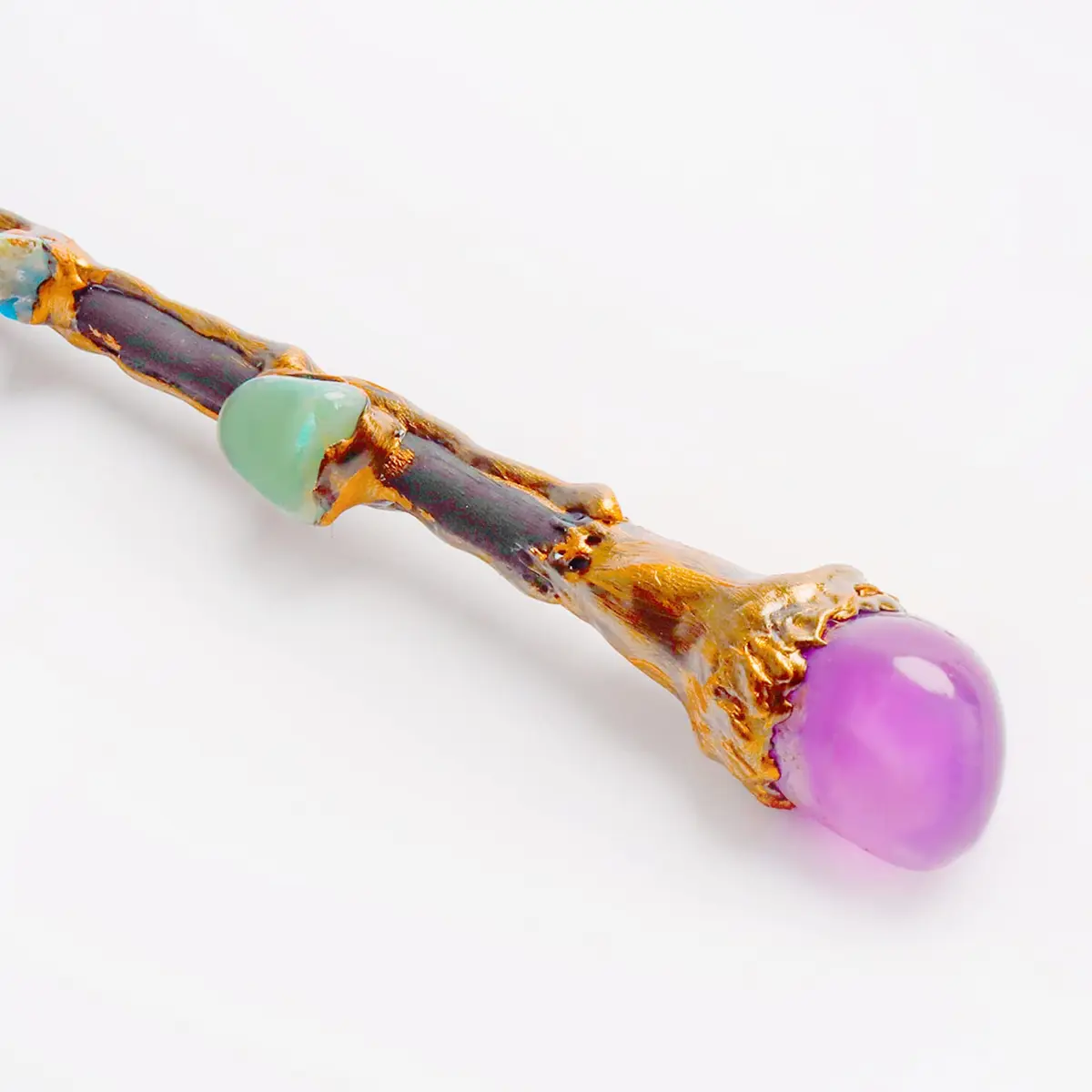 Rich Boxer Wizard Wand 33cm | Handcrafted Crystal Decor for Witches & Wizards - view 2