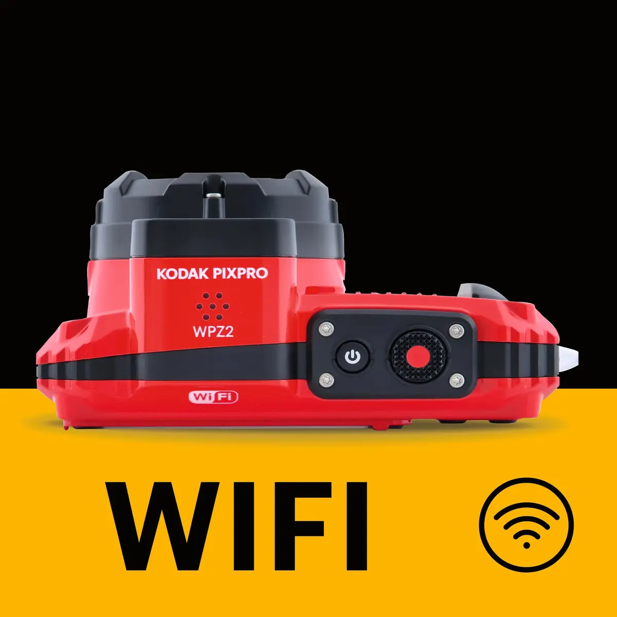 KODAK PIXPRO WPZ2 Waterproof Digital Camera 16MP 4X Optical Zoom 15m Red | 1080p HD Video - view 7