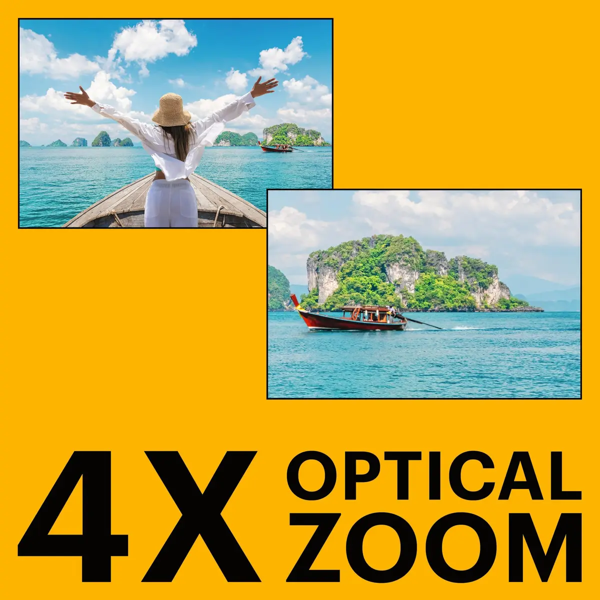 KODAK PIXPRO WPZ2 Waterproof Digital Camera 16MP 4X Optical Zoom 15m Red | 1080p HD Video - view 4