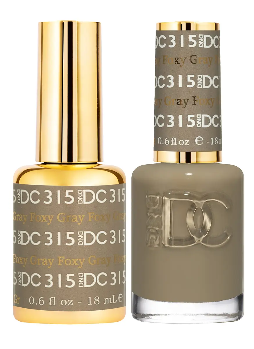 DAISY DND DC Gel Polish Set, Grey Collection, 0.5 Fl Oz | Chip-Free, Long-Lasting, Vegan & Cruelty-Free - main product image