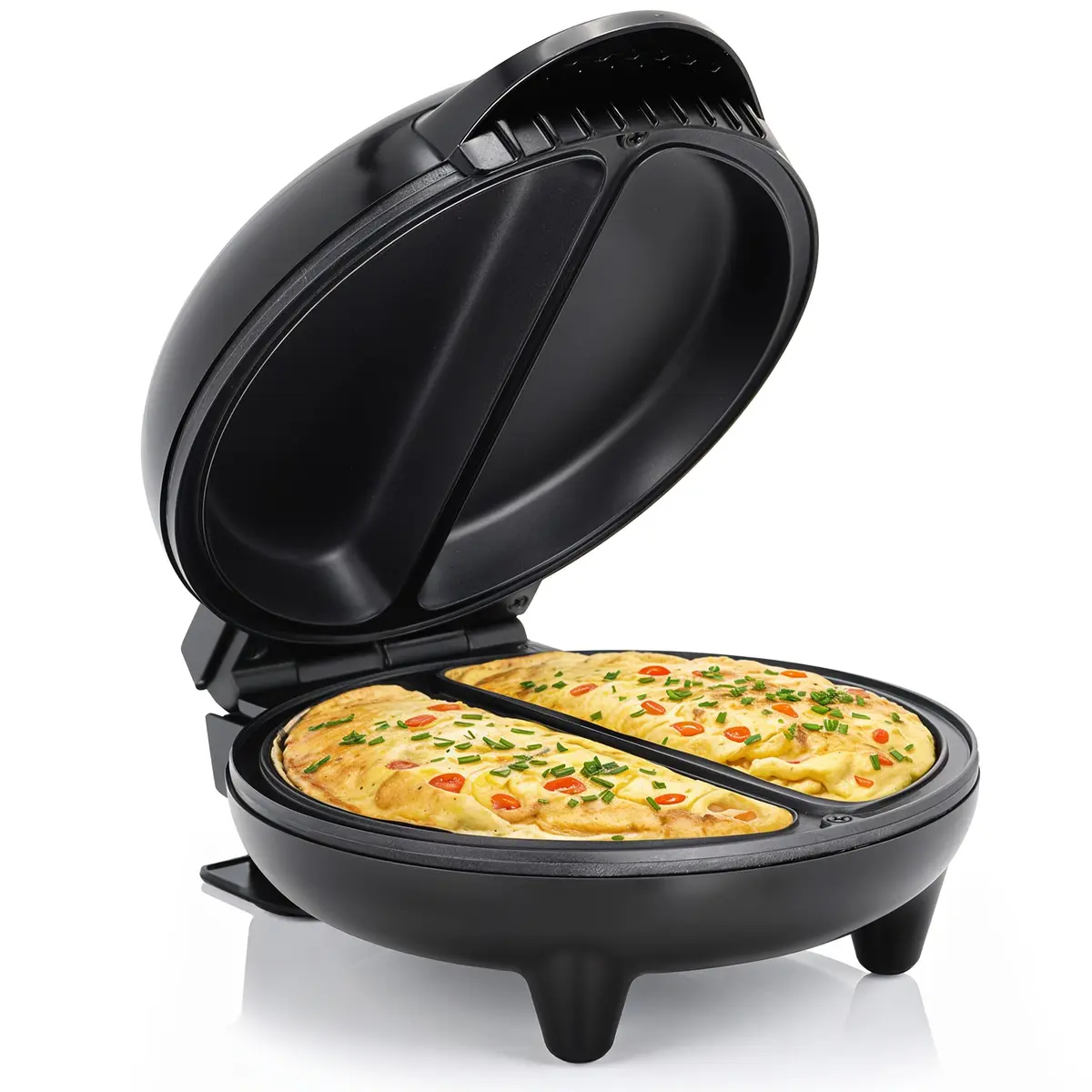 Elite Gourmet EOM205 Non-Stick Omelet & Frittata Maker 6.5-Inch | Perfect Breakfast & Dessert Maker - main product image