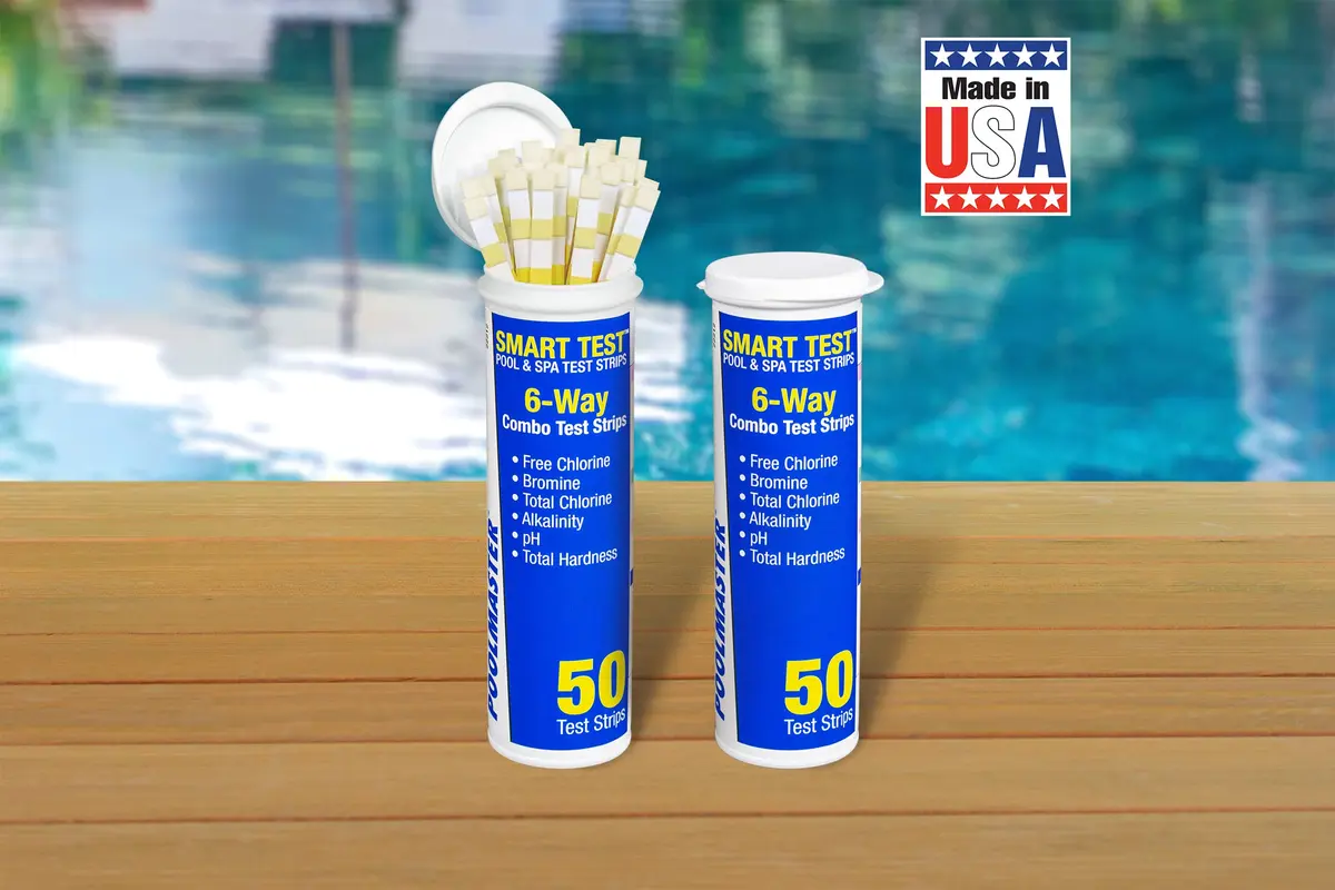 Poolmaster Smart Test 6-Way Swimming Pool and Spa Water Chemistry Test Strips 100 Count (2 Pack) | Test Chlorine, Bromine, pH, Alkalinity, Total Chlorine & Hardness - view 6