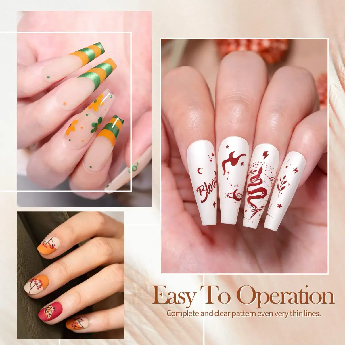 Born Pretty Stamping Nail Polish 12 Colors Fall Winter Set | 10ml (0.34 fl oz) Each - view 2