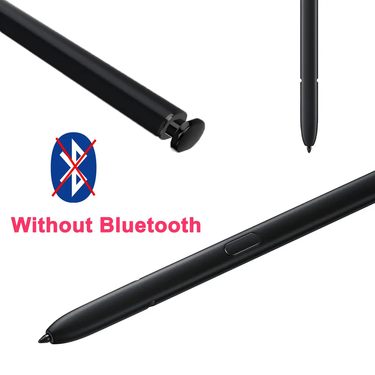 PCTC 2 Pack S Pen Replacement for Samsung Galaxy S22 Ultra 5G 6.8" Stylus Pen (Phantom Black) | Without Bluetooth - view 2