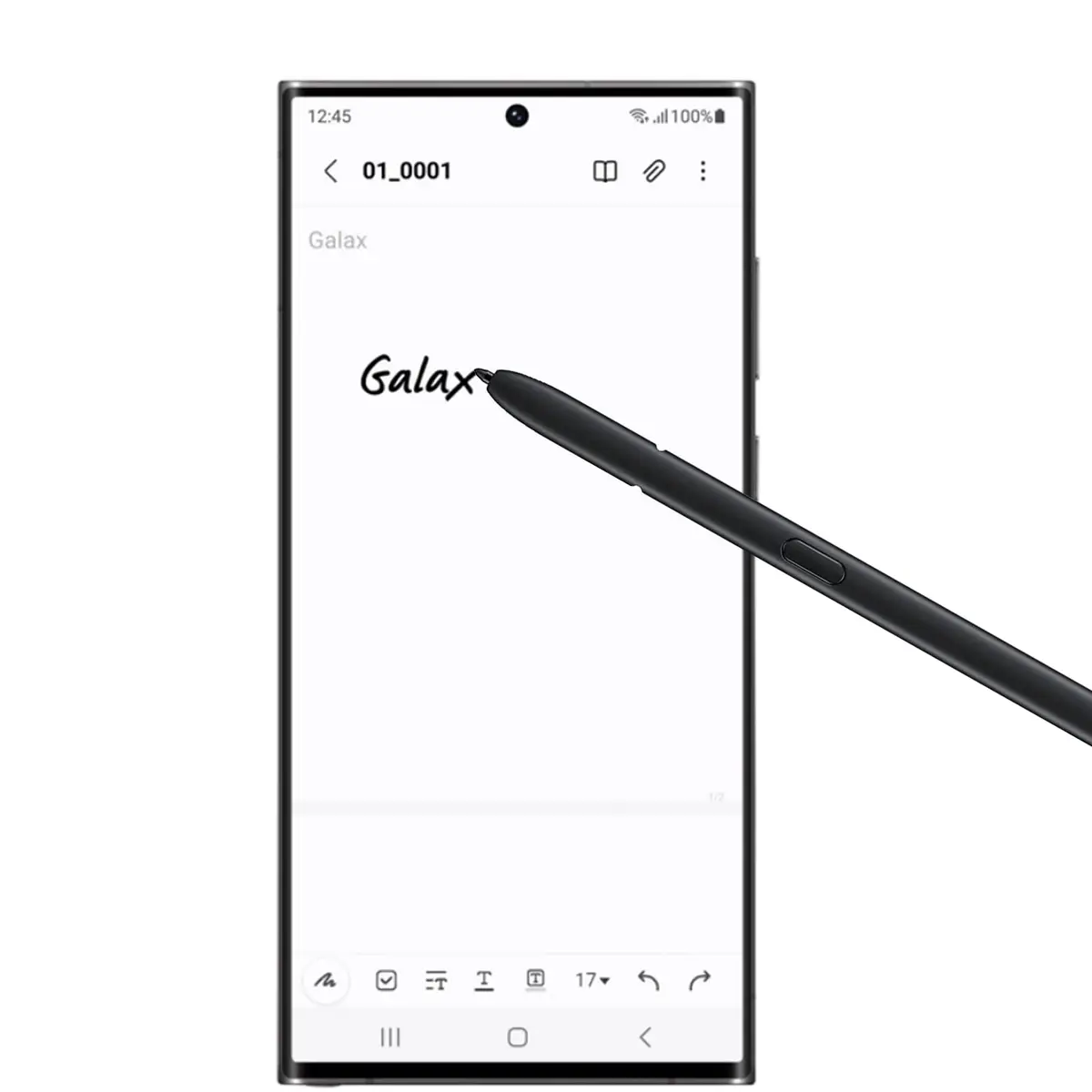 PCTC 2 Pack S Pen Replacement for Samsung Galaxy S22 Ultra 5G 6.8" Stylus Pen (Phantom Black) | Without Bluetooth - view 4