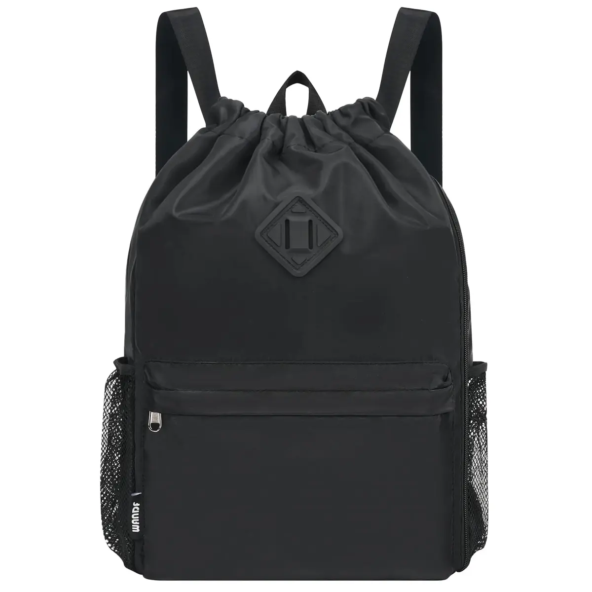WANDF Drawstring Backpack with Shoe Compartment | Water-Resistant Sports Gym Bag for Men & Women - main product image