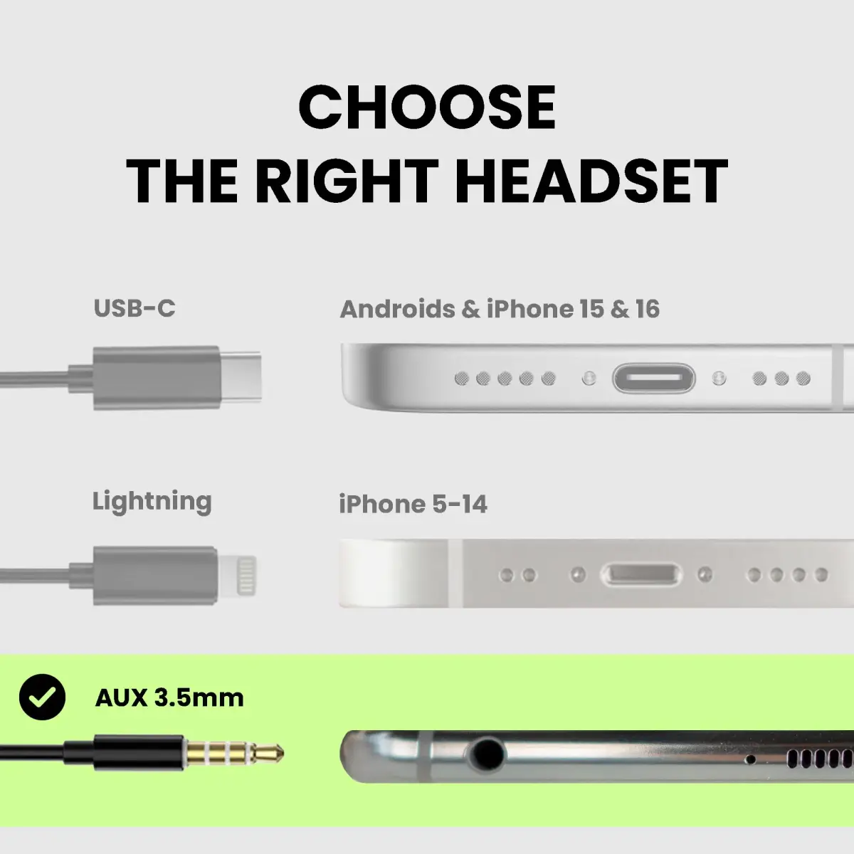 Avantree Resolve Open-Ear Wired Earbuds with Mic & Over-Ear Hook | Small-Medium Size, 1.2m Cable - view 4